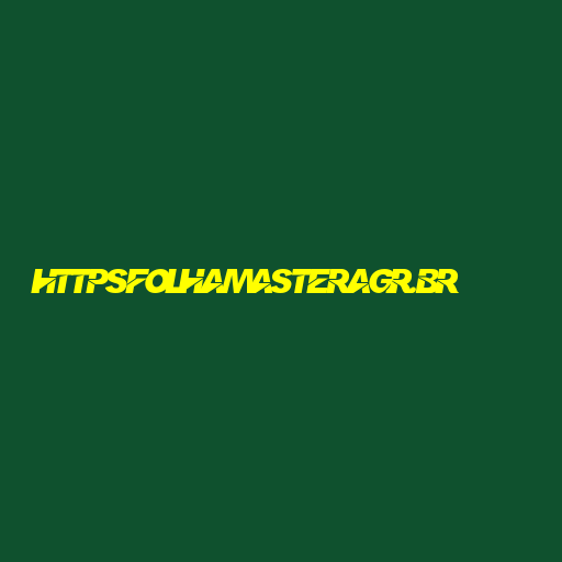 httpsfolhamasteragr.br Logo