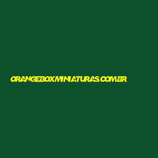 orangeboxminiaturas.com.br Logo